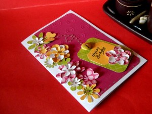 many flowers card